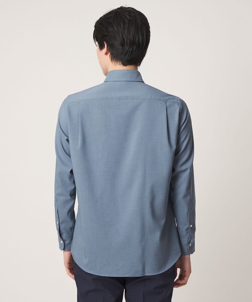 A DAY IN THE LIFE UNITED ARROWS(アデイインザライフユナイテッドアローズ)の「ハイツイスト カッタウェイカラーシャツ-イージーケア・吸水速乾-<A DAY IN THE LIFE>(シャツ/ブラウス・メンズ・ライトブルー/ロイヤルブルー/ホワイト・S/M/L/XL)」の12枚目の写真
