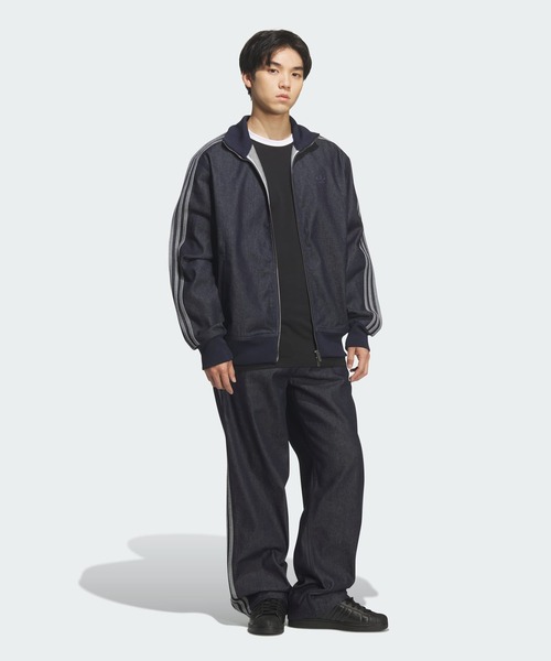 adidas(アディダス)の「【adidas】DNM FB TT デニム ファイヤーバード トラックトップ(ジャージ・メンズ・インディゴブルー・M)」の9枚目の写真