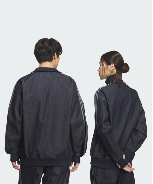 adidas(アディダス)の「【adidas】DNM FB TT デニム ファイヤーバード トラックトップ(ジャージ・メンズ・インディゴブルー・M)」の5枚目の写真