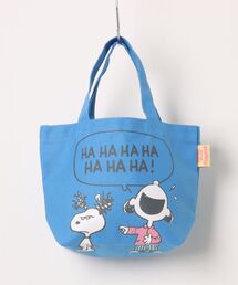 PEANUTS（ピーナッツ）の「【 PEANUTS 】 スヌーピー カラーマチ付きバッグ 26S4（エコバッグ/サブバッグ）」