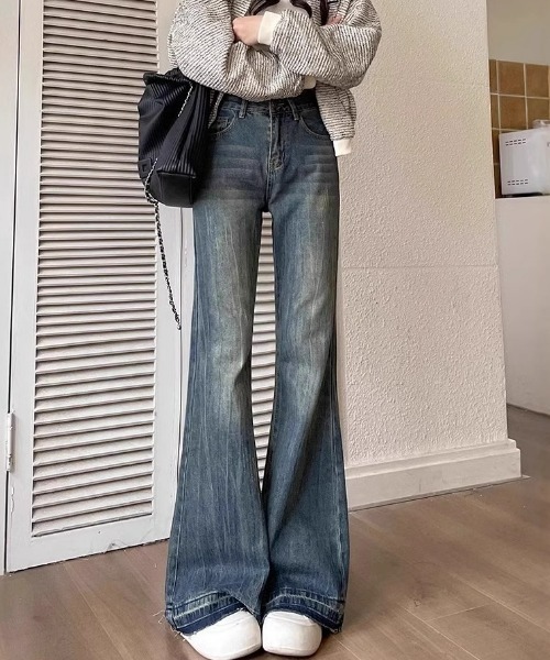 REBALANCE(リバランス)の「フレアデニムパンツ(デニムパンツ・レディース・A・SMALL/MEDIUM/LARGE)」の2枚目の写真