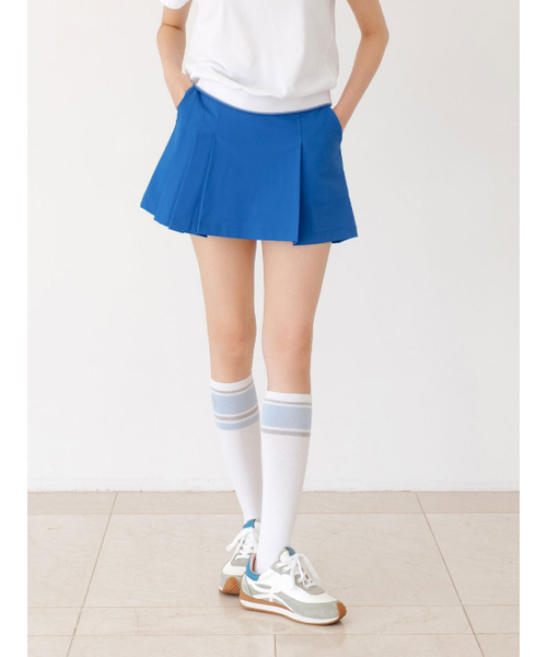 NITINA(ニティナ)の「エッセンシャルプリーツスカートBL(スカート・レディース・ブルー・SMALL/MEDIUM/LARGE)」の1枚目の写真