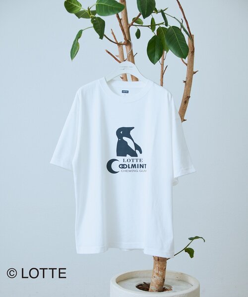 CIAOPANIC TYPY（チャオパニックティピー）の「【TYPY×LOTTE板ガム】持続冷感クールミントTEE（Tシャツ/カットソー・メンズ・ホワイト/グリーン/チャコールグレー・SMALL/LARGE/MEDIUM）」の4枚目の写真