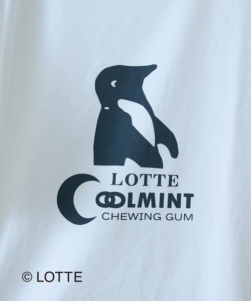 CIAOPANIC TYPY（チャオパニックティピー）の「【TYPY×LOTTE板ガム】持続冷感クールミントTEE（Tシャツ/カットソー・メンズ・ホワイト/グリーン/チャコールグレー・SMALL/LARGE/MEDIUM）」の5枚目の写真