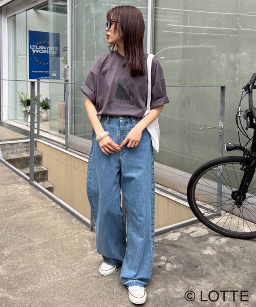 CIAOPANIC TYPY（チャオパニックティピー）の「【TYPY×LOTTE板ガム】持続冷感クールミントTEE（Tシャツ/カットソー・メンズ・ホワイト/グリーン/チャコールグレー・SMALL/LARGE/MEDIUM）」の8枚目の写真