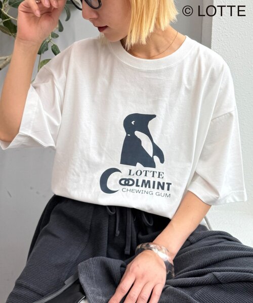 CIAOPANIC TYPY（チャオパニックティピー）の「【TYPY×LOTTE板ガム】持続冷感クールミントTEE（Tシャツ/カットソー・メンズ・ホワイト/グリーン/チャコールグレー・SMALL/LARGE/MEDIUM）」の11枚目の写真