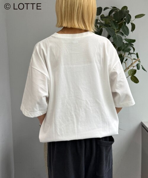 CIAOPANIC TYPY（チャオパニックティピー）の「【TYPY×LOTTE板ガム】持続冷感クールミントTEE（Tシャツ/カットソー・メンズ・ホワイト/グリーン/チャコールグレー・SMALL/LARGE/MEDIUM）」の14枚目の写真