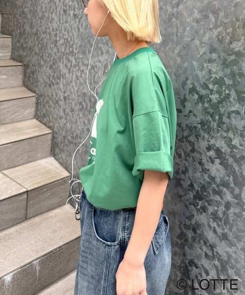 CIAOPANIC TYPY（チャオパニックティピー）の「【TYPY×LOTTE板ガム】持続冷感クールミントTEE（Tシャツ/カットソー・メンズ・ホワイト/グリーン/チャコールグレー・SMALL/LARGE/MEDIUM）」の18枚目の写真