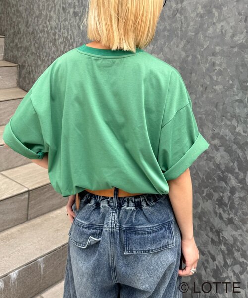 CIAOPANIC TYPY（チャオパニックティピー）の「【TYPY×LOTTE板ガム】持続冷感クールミントTEE（Tシャツ/カットソー・メンズ・ホワイト/グリーン/チャコールグレー・SMALL/LARGE/MEDIUM）」の19枚目の写真