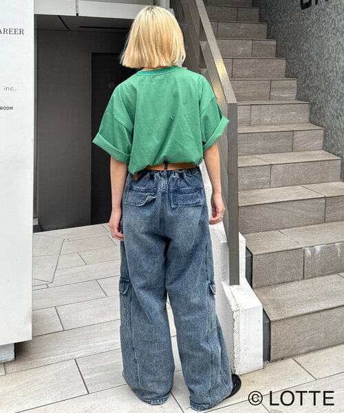 CIAOPANIC TYPY（チャオパニックティピー）の「【TYPY×LOTTE板ガム】持続冷感クールミントTEE（Tシャツ/カットソー・メンズ・ホワイト/グリーン/チャコールグレー・SMALL/LARGE/MEDIUM）」の21枚目の写真