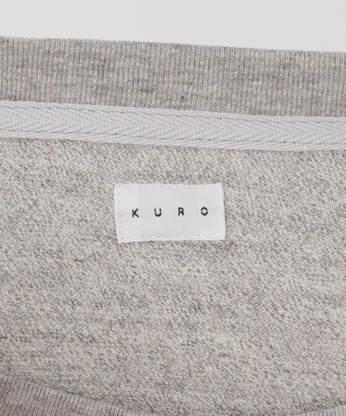 KURO（クロ）の「KURO BLOOM POCKET TEE 964259：Tシャツ（Tシャツ/カットソー・レディース・ホワイト/チャコールグレー・MEDIUM）」の10枚目の写真