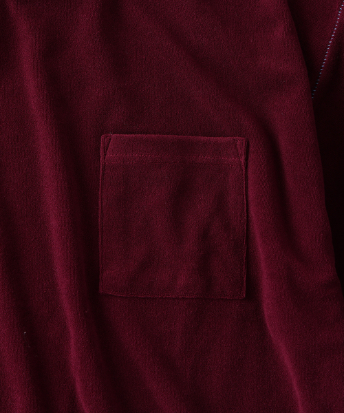 JOURNAL STANDARD relume(ジャーナルスタンダード レリューム)の「パイル リンガー Tシャツ(Tシャツ/カットソー・メンズ・ライトイエロー/ボルドー/ブラックミックス・MEDIUM/LARGE)」の22枚目の写真