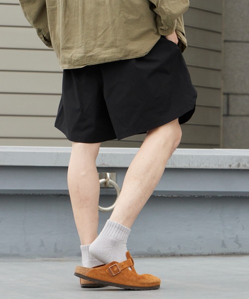 POLeR(ポーラー)の「POLeR/ポーラー RELOP 2 DRY TRAINING SHORTS 水陸両用 吸湿速乾 UVカット ストレッチ 耐塩素 ワイドシルエット ショートパンツ ハーフパンツ ショーツ ブランドパッチ メンズ 2026年 夏 夏服(その他パンツ・メンズ・ブラック/ベージュ/ネイビー・M/L/XL)」の19枚目の写真