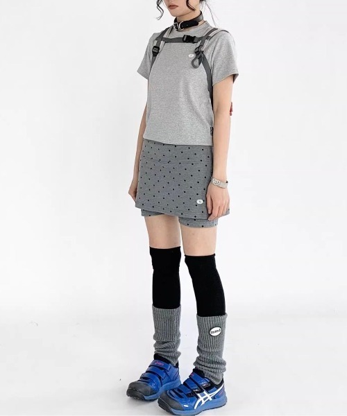 almo(アルモ)の「【LAMPOON】ドットレイヤードスカパン(スカート・レディース・グレー・LARGE/MEDIUM/SMALL)」の11枚目の写真