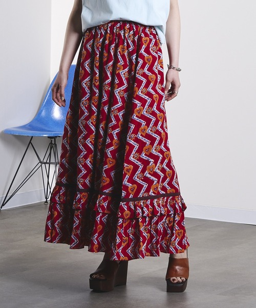 セール】HEART PRINT SKIRT（スカート）｜ROSE BUD（ローズバッド）の