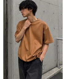 【Bls】 【ZM】【Bling Leads】フェイクレザ- ドローストリングTEE