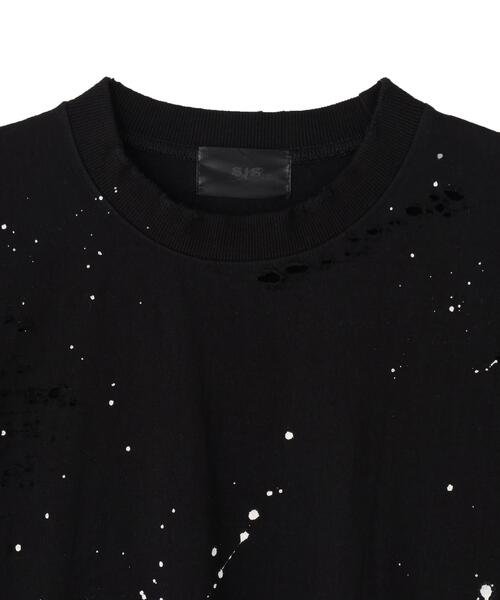 SIS(エスアイエス)の「SIS/エスアイエス/Print Damage T-Shirts(Tシャツ/カットソー・レディース・ブラック/ホワイト・F)」の4枚目の写真