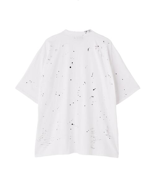 SIS(エスアイエス)の「SIS/エスアイエス/Print Damage T-Shirts(Tシャツ/カットソー・レディース・ブラック/ホワイト・F)」の9枚目の写真