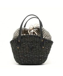 【本革ハンドル】CL3916 HAND＆WORK EGG SHAPED BASKET