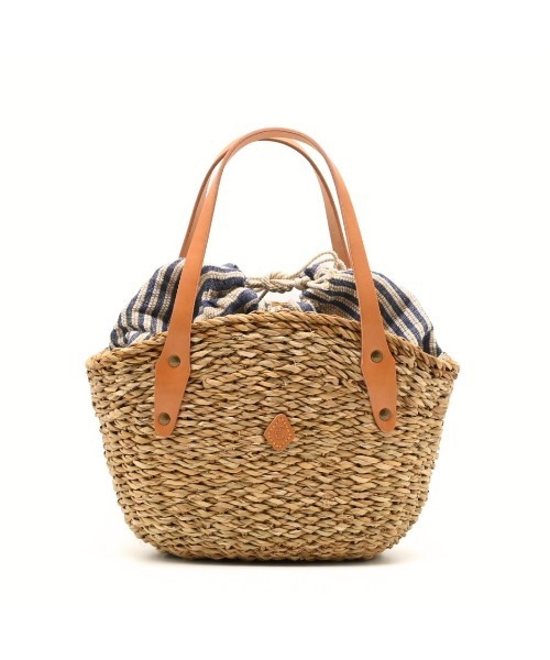 CLEDRAN(クレドラン)の「【本革ハンドル】CL3916 HAND&WORK EGG SHAPED BASKET(かごバッグ・レディース・ナチュラル/ブラック・FREE)」の8枚目の写真