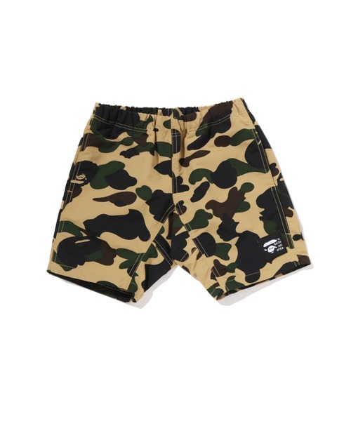 A BATHING APE(アベイシングエイプ)の「1ST CAMO CLIMBING SHORTS(その他パンツ・キッズ・イエロー/グリーン・100/130/140/110/120)」の2枚目の写真