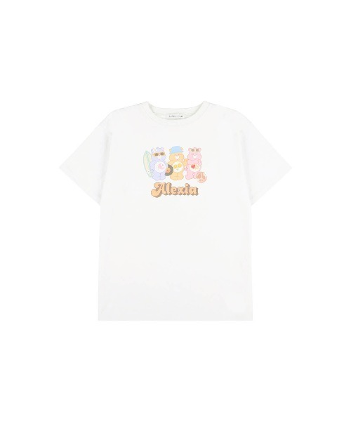 ALEXIA STAM（アリシアスタン）の「[Care Bears x ALEXIA STAM] Graphic Tee /ケアベアコラボ グラフィックTee（Tシャツ/カットソー・レディース・ホワイト/チャコールグレー・FREE）」の11枚目の写真