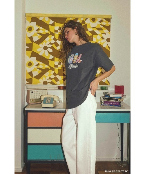 ALEXIA STAM（アリシアスタン）の「[Care Bears x ALEXIA STAM] Graphic Tee /ケアベアコラボ グラフィックTee（Tシャツ/カットソー・レディース・ホワイト/チャコールグレー・FREE）」の9枚目の写真