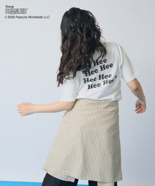 WHIMSIC(ウィムジック)の「【UNISEX/2サイズ展開】PEANUTS PRINT T-SHIRT(Tシャツ/カットソー・メンズ・ブラウン/ピンク/ホワイト/グレー/イエロー・1/2)」の17枚目の写真