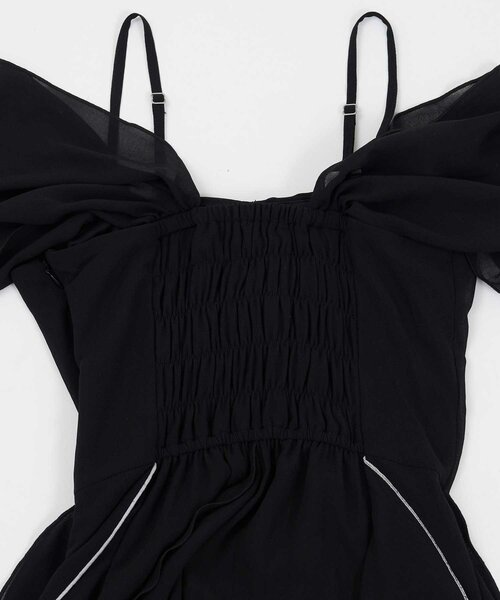 Belle Charme(ベルシャルム)の「【Belle Charme】Frill Cami Tunic Onepiece(ワンピース・レディース・ピンク/ブラック/サックスブルー・FREE)」の11枚目の写真