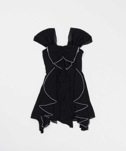 Belle Charme(ベルシャルム)の「【Belle Charme】Frill Cami Tunic Onepiece(ワンピース・レディース・ピンク/ブラック/サックスブルー・FREE)」の15枚目の写真