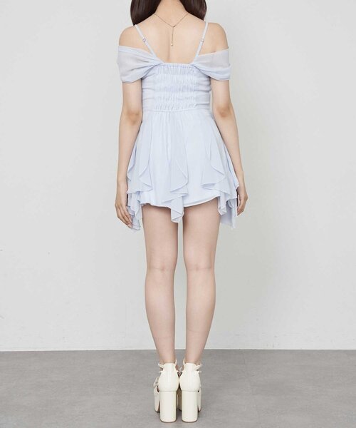 Belle Charme(ベルシャルム)の「【Belle Charme】Frill Cami Tunic Onepiece(ワンピース・レディース・ピンク/ブラック/サックスブルー・FREE)」の20枚目の写真
