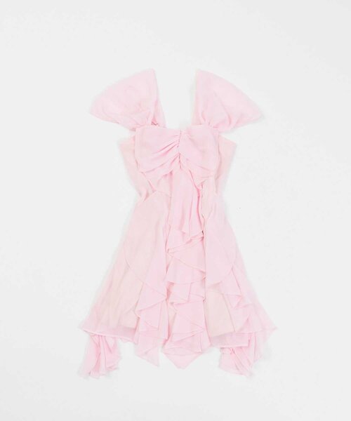 Belle Charme(ベルシャルム)の「【Belle Charme】Frill Cami Tunic Onepiece(ワンピース・レディース・ピンク/ブラック/サックスブルー・FREE)」の8枚目の写真