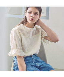 Mixed layered blouse_2 Colors