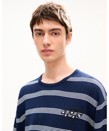 'KENZO Sounds' エンブロイダリー マリニエール ジャンパー イン ライト コットン