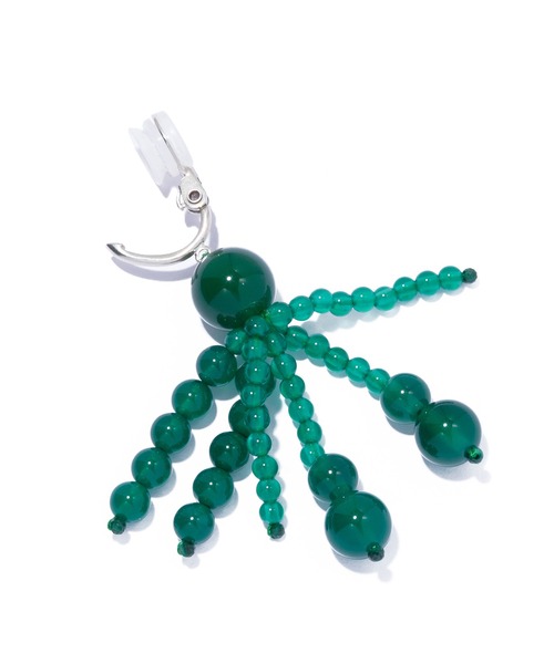 IRIS47（イリスフォーセブン）の「【IRIS 47】bundle earring green agate/バンドル イヤリング グリーンアゲート VSJ21（イヤリング・レディース・グリーン・FREE）」の3枚目の写真