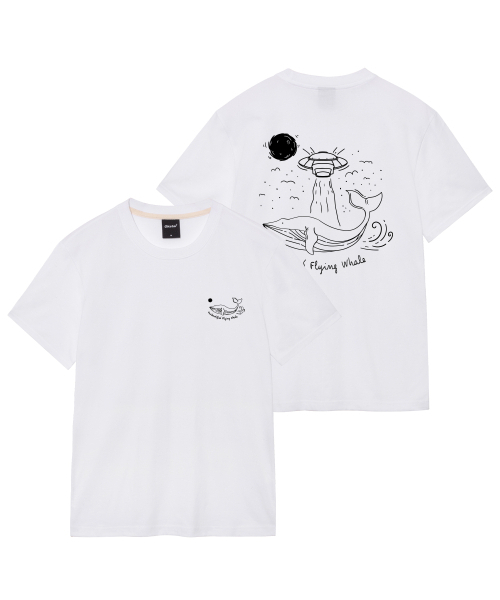 OKSTAR(オクスター)の「宇宙船クジラ半袖(Tシャツ/カットソー・レディース・ホワイト/ブラック/ネイビー/グレー/ダークグリーン/ダークブルー/クリーム/ライトグレー/ライトベージュ/ダークグレー/カーキ・SMALL/MEDIUM/LARGE/X-LARGE/2XL/3XL/4XL)」の20枚目の写真