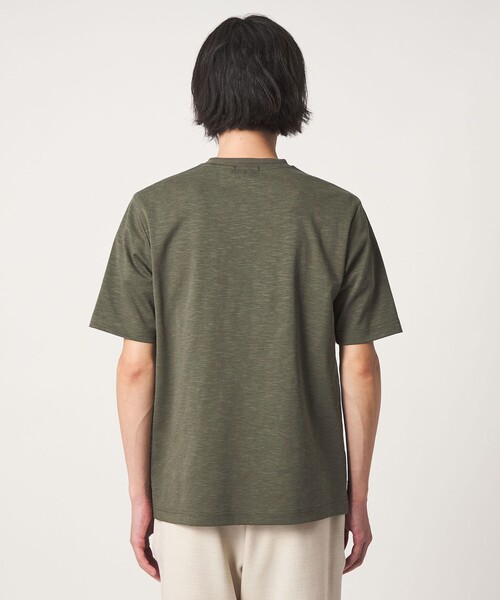 A DAY IN THE LIFE UNITED ARROWS(アデイインザライフユナイテッドアローズ)の「シルケット スラブポンチ ジャストカットソー<A DAY IN THE LIFE>(Tシャツ/カットソー・メンズ・ブラック/ホワイト/オリーブ・XL/L/M)」の9枚目の写真