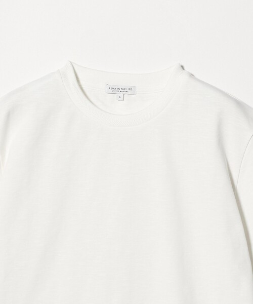 A DAY IN THE LIFE UNITED ARROWS(アデイインザライフユナイテッドアローズ)の「シルケット スラブポンチ ジャストカットソー<A DAY IN THE LIFE>(Tシャツ/カットソー・メンズ・ブラック/ホワイト/オリーブ・XL/L/M)」の16枚目の写真