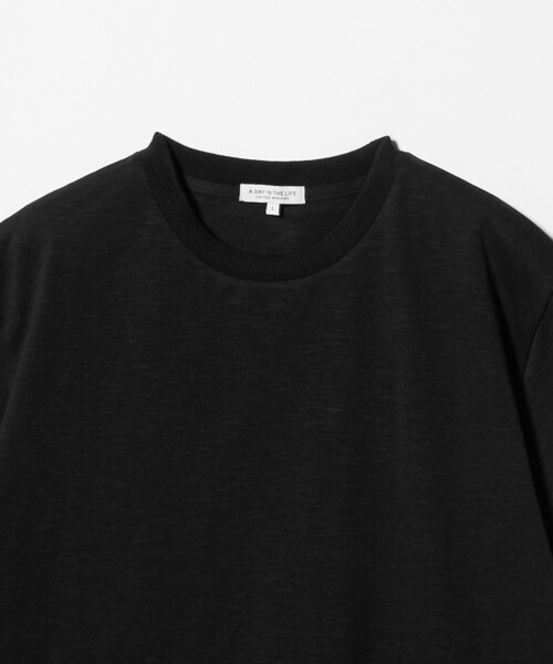 A DAY IN THE LIFE UNITED ARROWS(アデイインザライフユナイテッドアローズ)の「シルケット スラブポンチ ジャストカットソー<A DAY IN THE LIFE>(Tシャツ/カットソー・メンズ・ブラック/ホワイト/オリーブ・XL/L/M)」の18枚目の写真