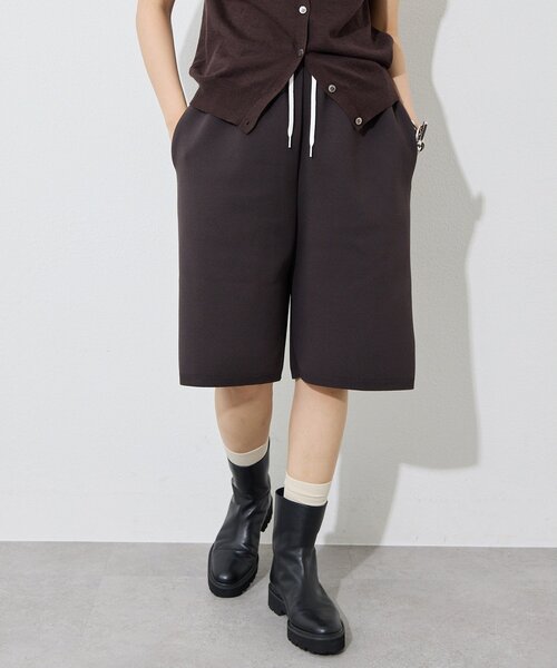 Whim Gazette（ウィムガゼット）の「【GEMINI】ニットショートパンツ（その他パンツ・レディース・ブラウン/チャコールグレー・FREE）」の9枚目の写真
