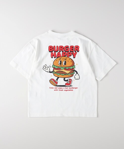 MPS(エムピーエス)の「MPS(エムピーエス)フードモチーフプリントTシャツ(Tシャツ/カットソー・キッズ・ホワイト系3/ブルー系5・12/13/14/11)」の2枚目の写真