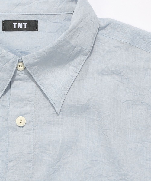 TMT(ティーエムティー)の「WASHER COTTON LINEN SHIRT(シャツ/ブラウス・メンズ・ホワイト/ベージュ/サックスブルー・MEDIUM/LARGE/X-LARGE)」の13枚目の写真