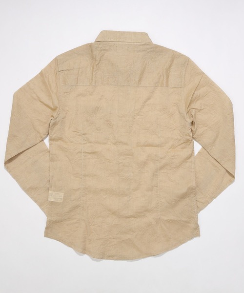 TMT(ティーエムティー)の「WASHER COTTON LINEN SHIRT(シャツ/ブラウス・メンズ・ホワイト/ベージュ/サックスブルー・MEDIUM/LARGE/X-LARGE)」の9枚目の写真