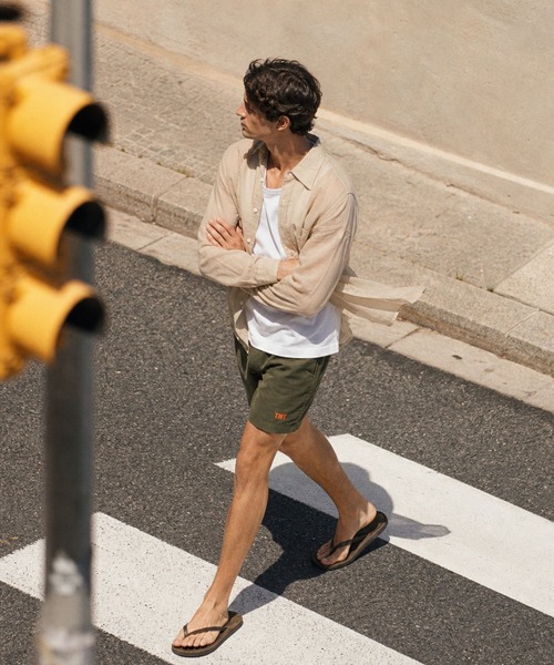 TMT(ティーエムティー)の「WASHER COTTON LINEN SHIRT(シャツ/ブラウス・メンズ・ホワイト/ベージュ/サックスブルー・MEDIUM/LARGE/X-LARGE)」の18枚目の写真