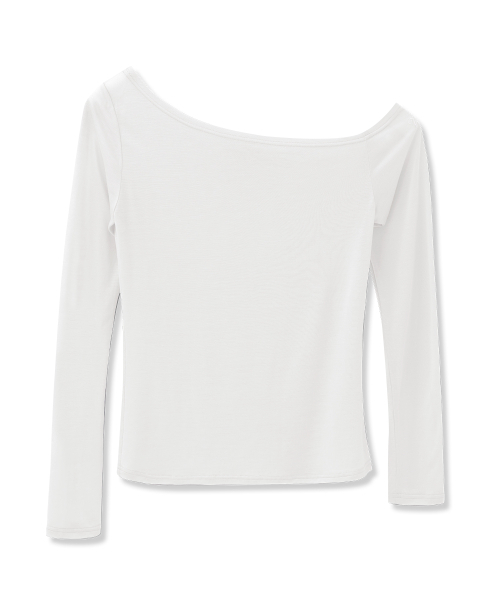 Vivacious(ビバシャス)の「マレルシースルーアンバランスティー_6カラー(Tシャツ/カットソー・レディース・ブラック/ブルー/ライトグレー/アイボリー/ミント/PINK・SMALL/MEDIUM)」の16枚目の写真