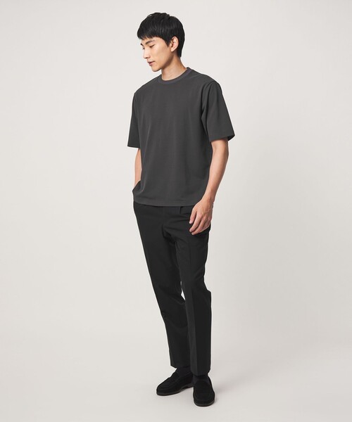 green label relaxing（グリーンレーベルリラクシング）の「アイスコットン カノコ クルーネック カットソー -接触冷感-（Tシャツ/カットソー・メンズ・ダークグレー/ライトグレー/ワイン・XL/M/S/L）」の16枚目の写真