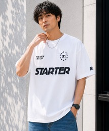 STARTER（スターター）の「STARTER スターター メンズ半袖Tシャツ デザインロゴ ゲームシャツ（Tシャツ/カットソー）」