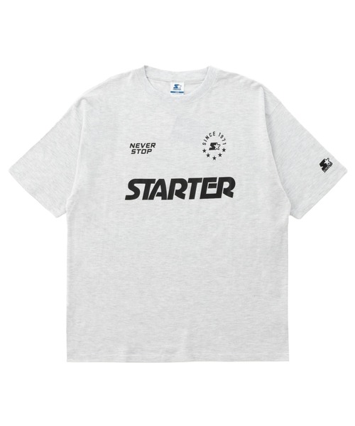 STARTER(スターター)の「STARTER スターター メンズ半袖Tシャツ デザインロゴ ゲームシャツ(Tシャツ/カットソー・メンズ・アッシュグレー/ブラック/ホワイト・M/L/XL)」の13枚目の写真