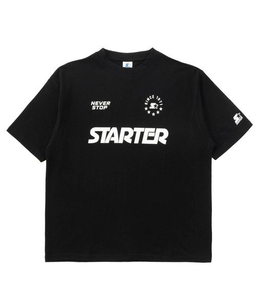 STARTER(スターター)の「STARTER スターター メンズ半袖Tシャツ デザインロゴ ゲームシャツ(Tシャツ/カットソー・メンズ・アッシュグレー/ブラック/ホワイト・M/L/XL)」の11枚目の写真