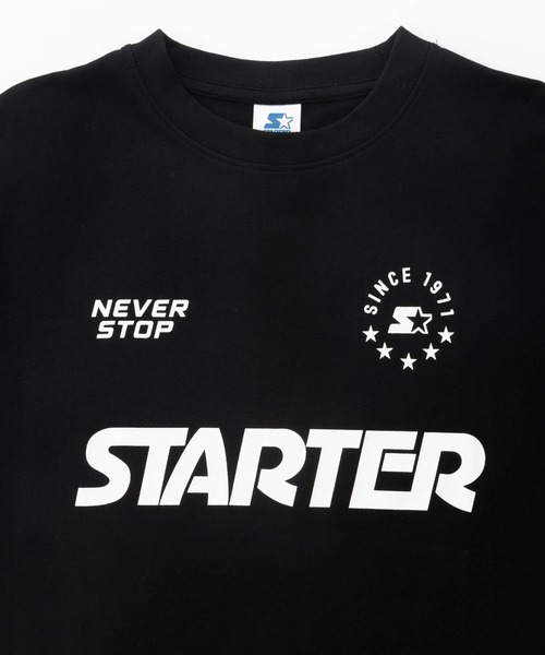 STARTER(スターター)の「STARTER スターター メンズ半袖Tシャツ デザインロゴ ゲームシャツ(Tシャツ/カットソー・メンズ・アッシュグレー/ブラック/ホワイト・M/L/XL)」の14枚目の写真